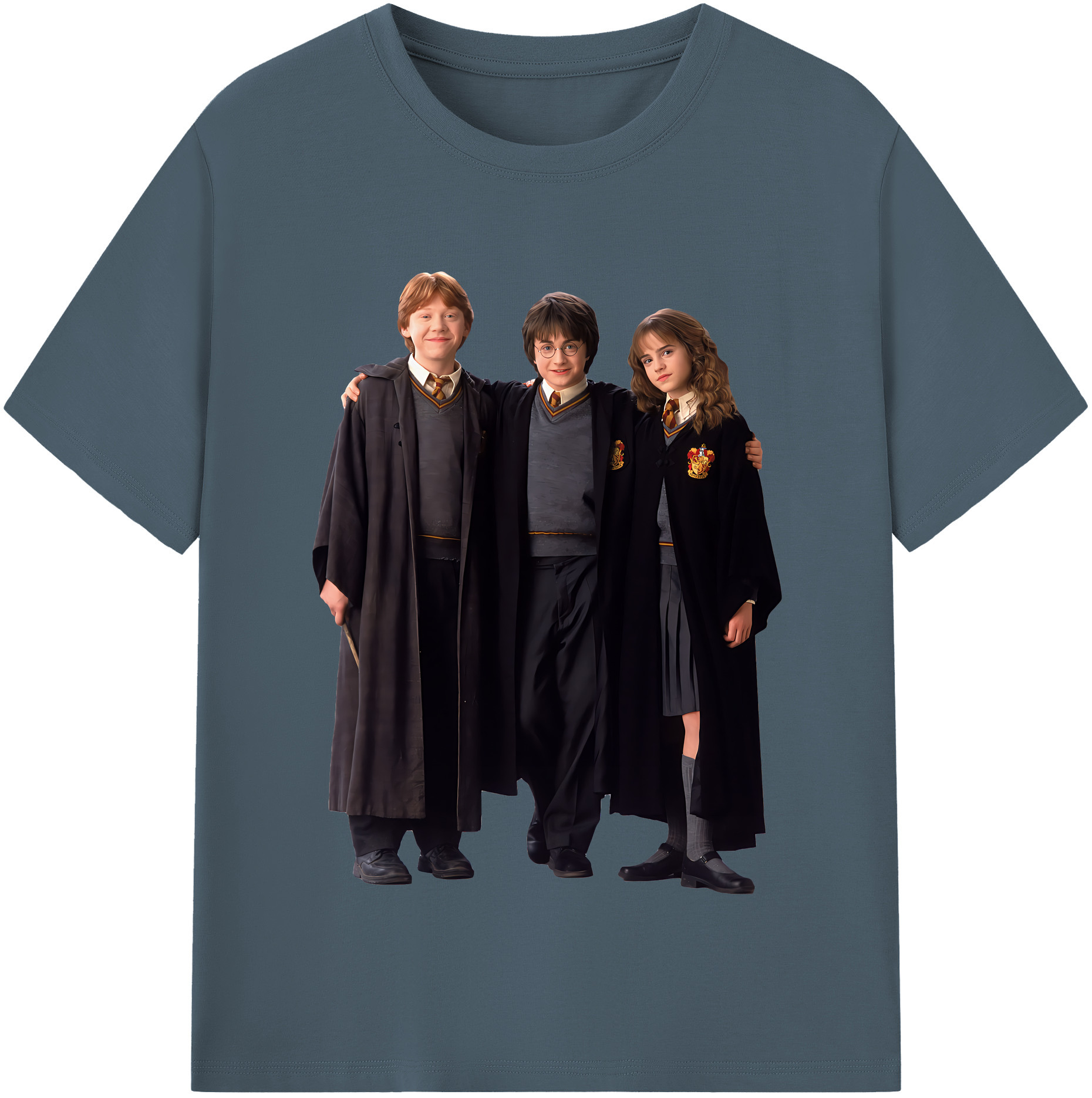 （画像用） Harry Potter ハリー・ポッターシリーズ 綿100％半袖Tシャツ（フロントプリント）